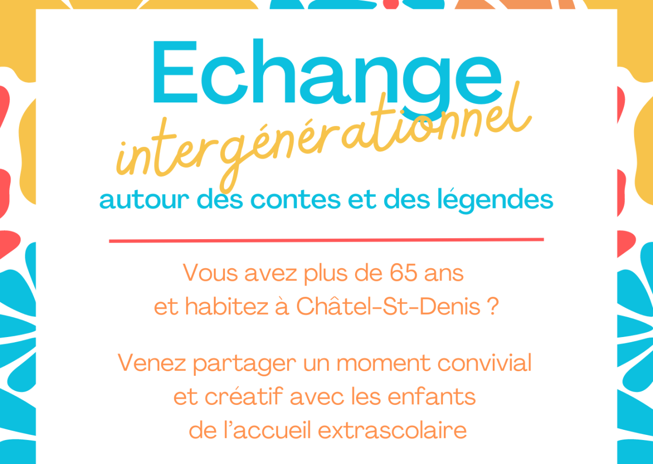 Echange intergénérationnel avec les enfants de l'AES