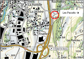 Route des Paccots - Mise en place de feux de signalisation