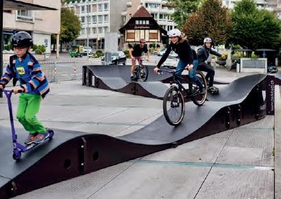 Un pump-track éphémère arrive aux Misets ! 